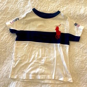 Polo by Ralph Lauren Boys 3T USA Pony T-Shirt